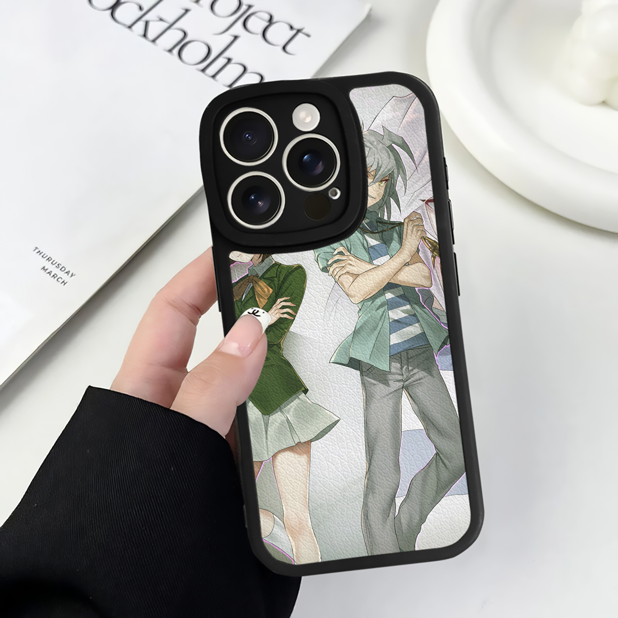 （画像用） 遊☆戯☆王 Yu-Gi-Oh! 【iPhone 16シリーズ対応】シリコンスマホケース（レザー調） 材質：シリコン